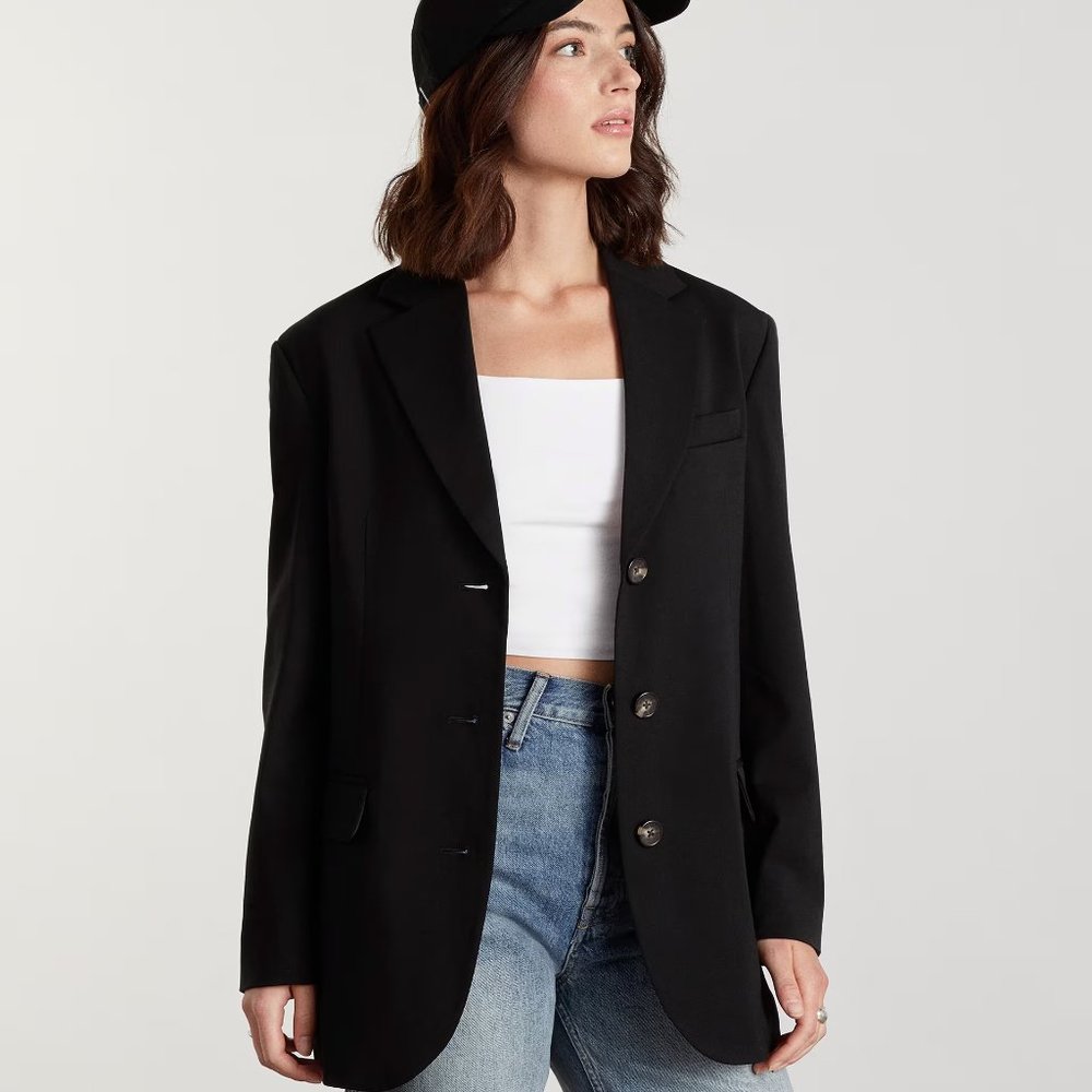 Everlane 80's Blazer, Black